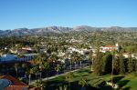 View from the clock tower to the Santa Ynez Mountains