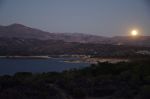 Lake Cachuma and the raising moon